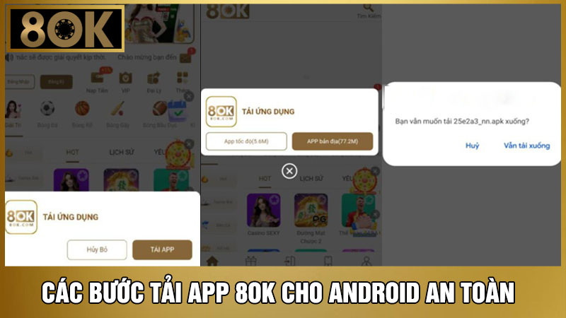 tải app 8OK cho điện thoại Android