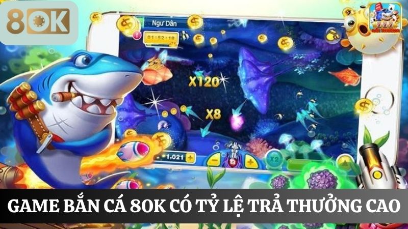 tỷ lệ trả thưởng bắn cá 8OK