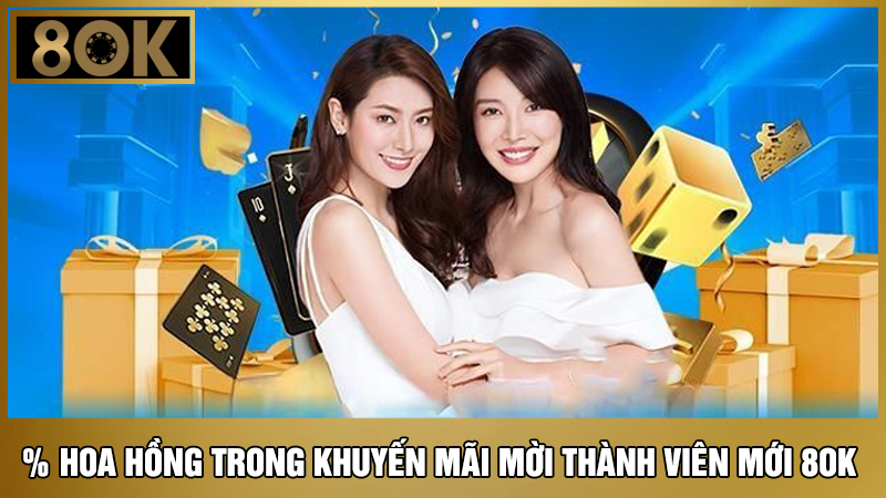 % hoa hồng trong khuyến mãi mời thành viên mới