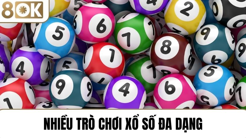 xổ số 8OK đa dạng