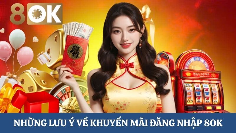 lưu ý về khuyến mãi đăng nhập 8OK