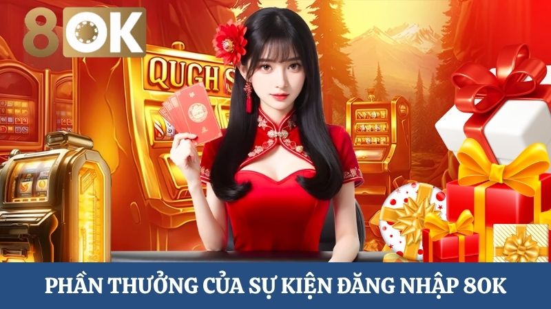 Phần thưởng khuyến mãi đăng nhập 8OK